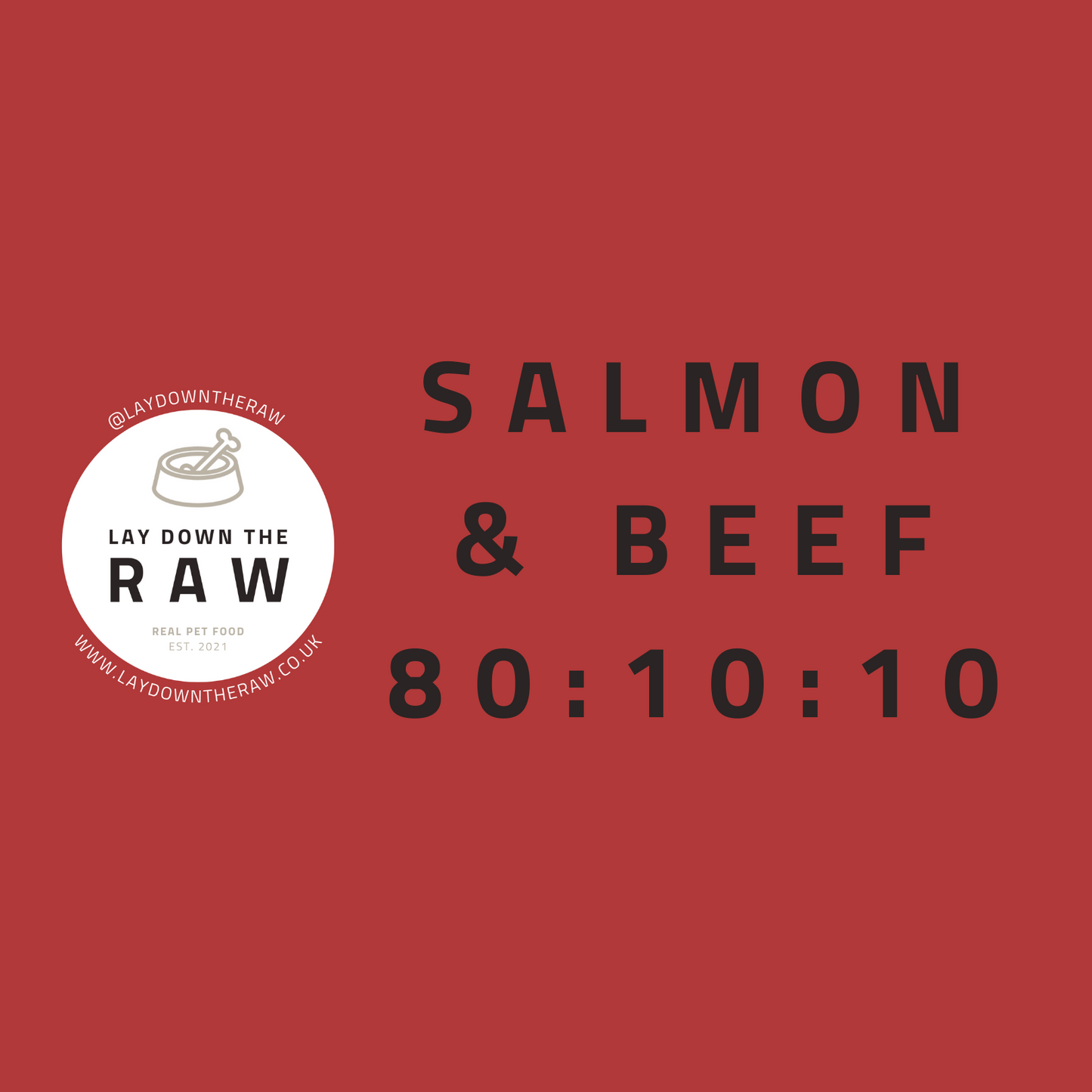 LDTR - Salmon & Beef 80:10:10 454g