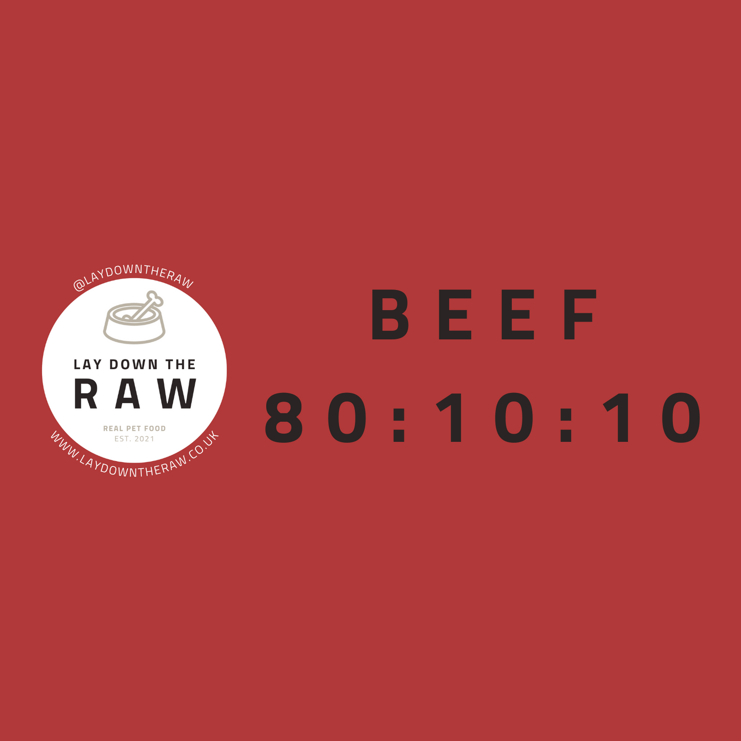 LDTR - Beef 80:10:10 454g