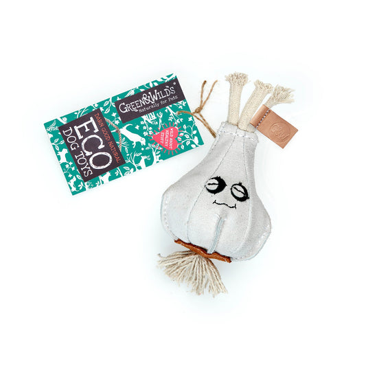 Gary the Garlic - Green & Wilds Eco Dog Toy