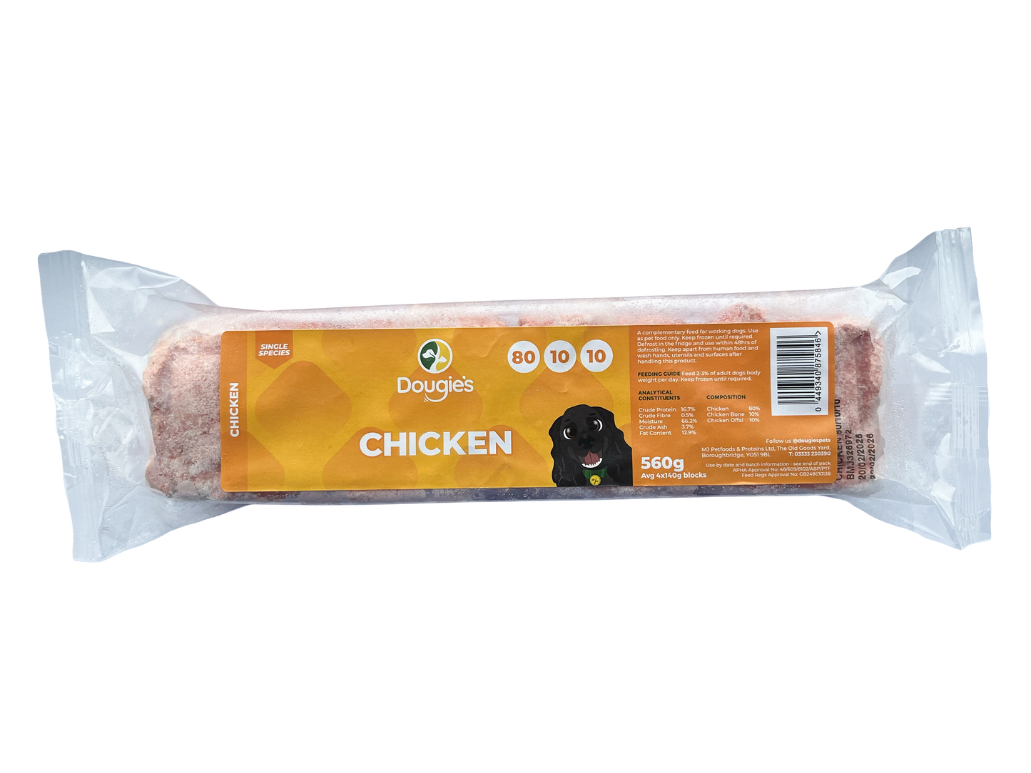 Dougies - Chicken 80:10:10 560g