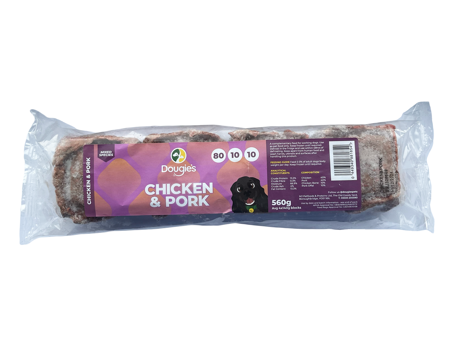 Dougies - Chicken & Pork 80:10:10 Mince 560g
