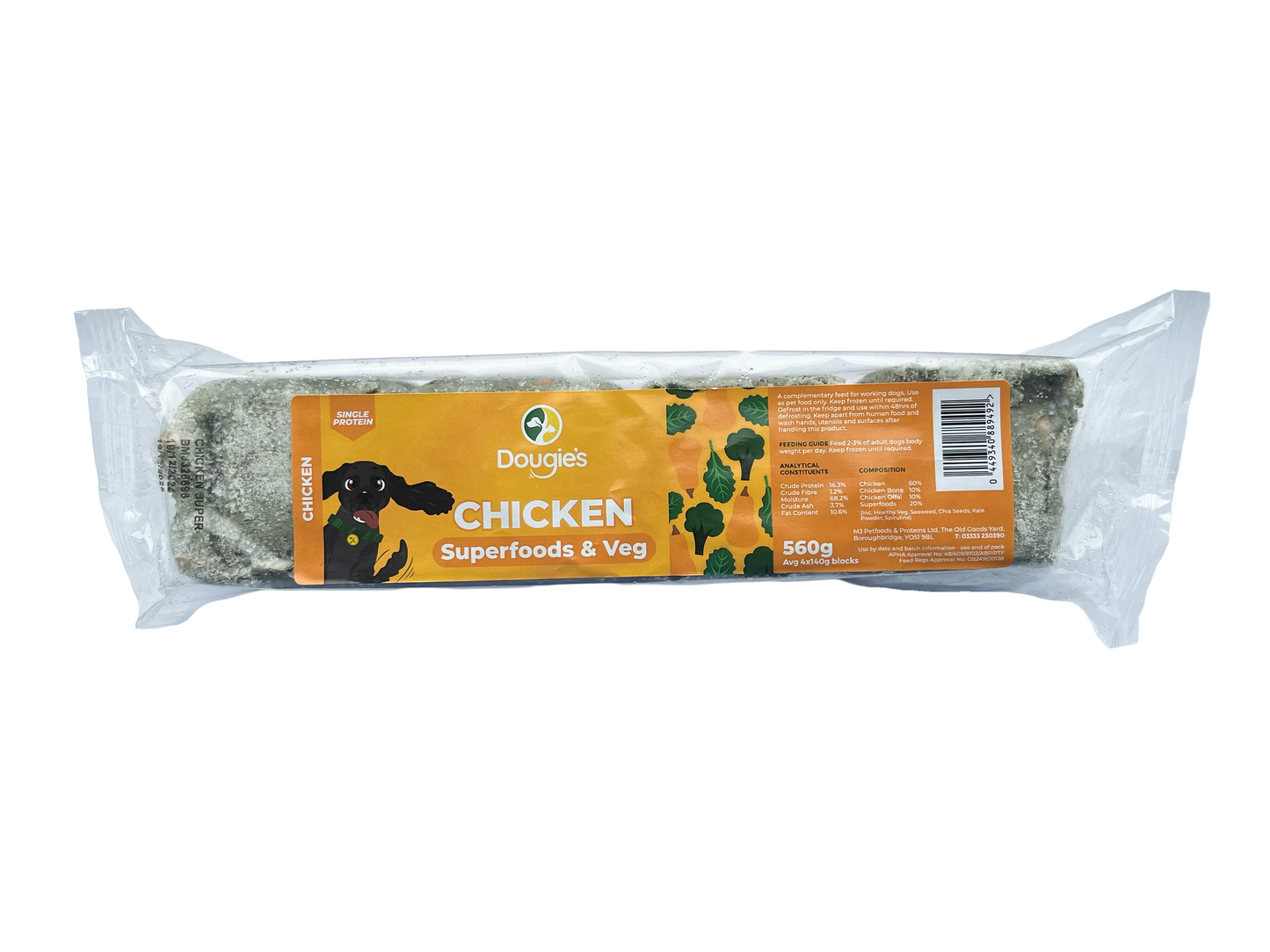 Dougies - Pure Chicken with Superfood 560g