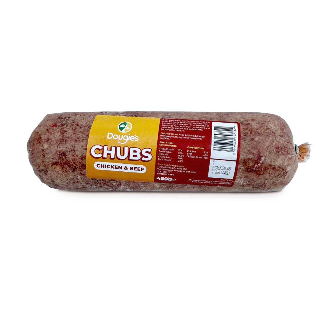 Dougies Chubs - Chicken & Beef 450g