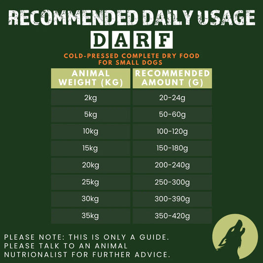 DARF - Small Dog Complete Cold Pressed Dry Dog Food 4kg