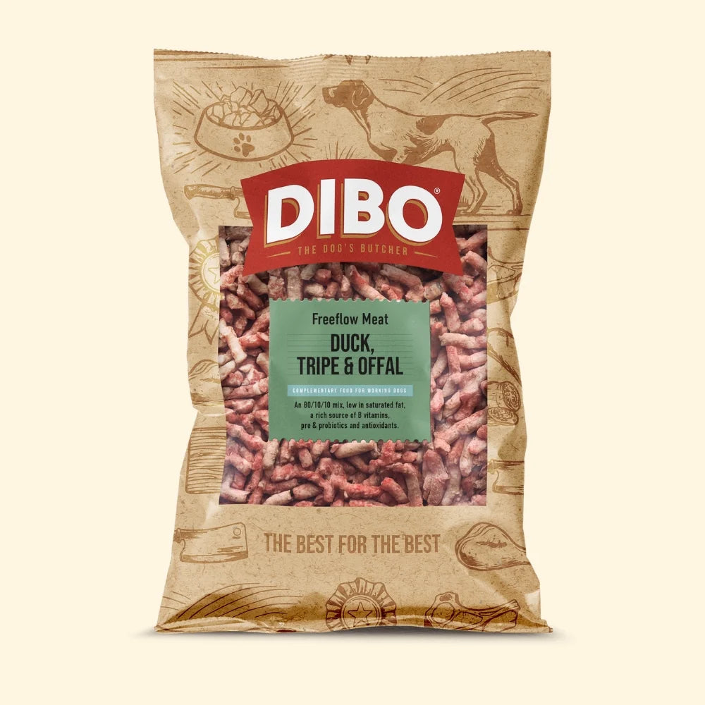 DIBO Freeflow - Duck, Tripe & Offal 80:10:10 Mince 1kg