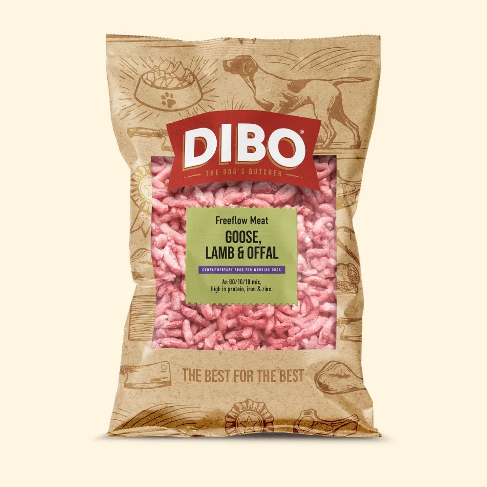 Totally Natural/Dibo - Goose, Lamb & Offal Freeflow 80:10:10 1kg