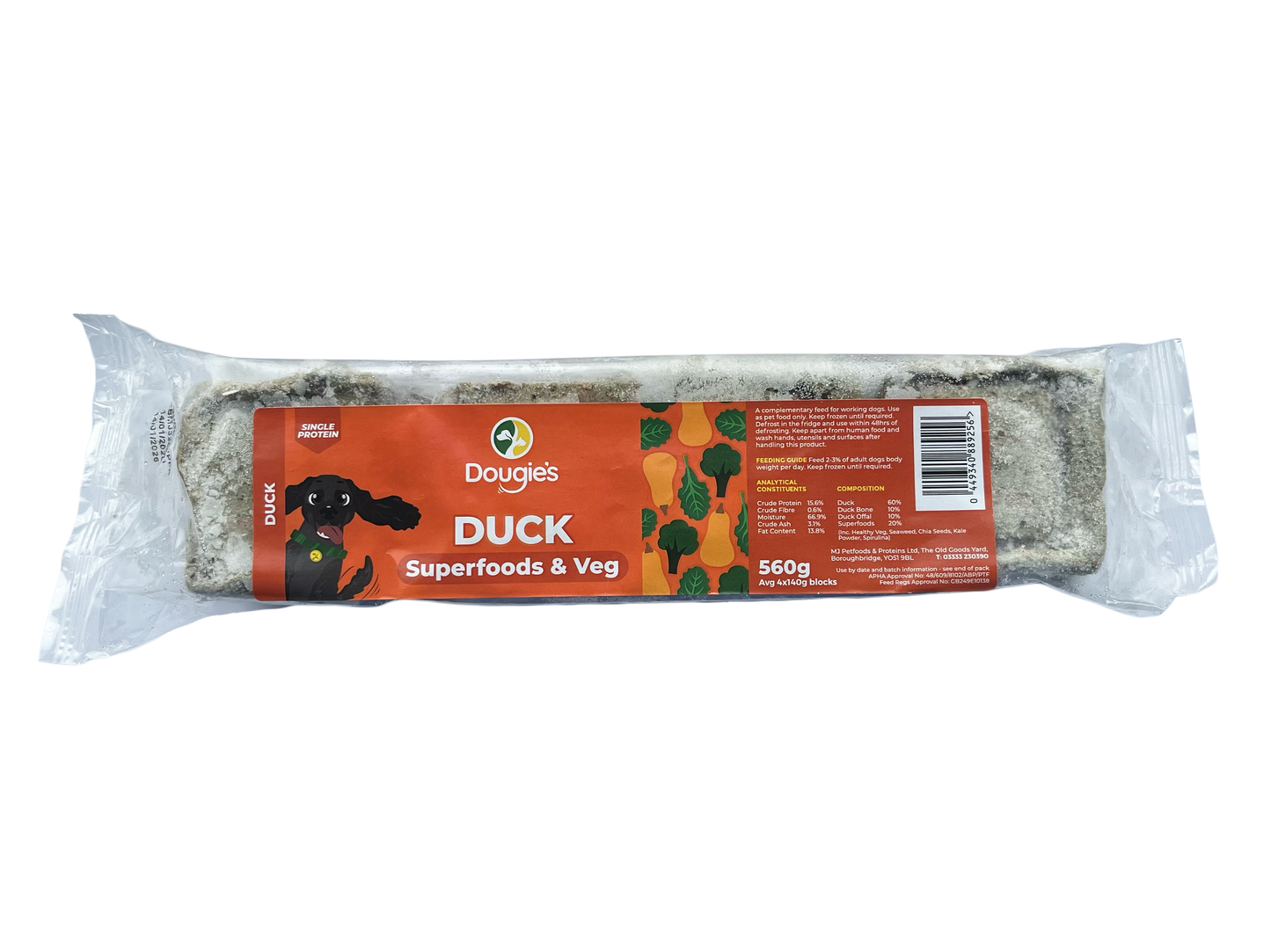 Dougies - Duck with Superfood 560g
