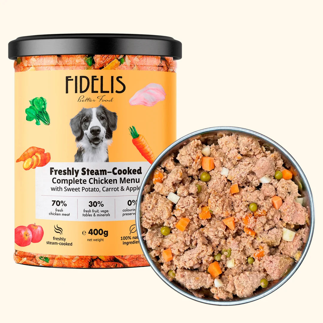 FIDELIS - Chicken with Sweet Potato, Carrot and Apple 400g