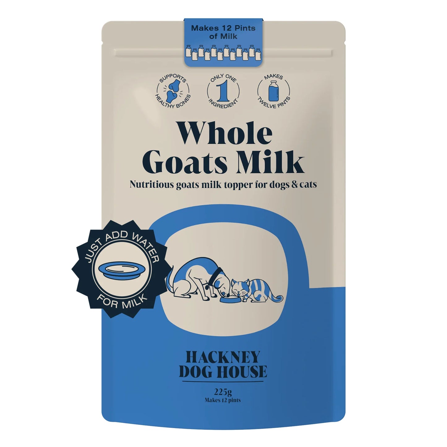 Goat Milk Powder for Dogs - Makes 6 Pints