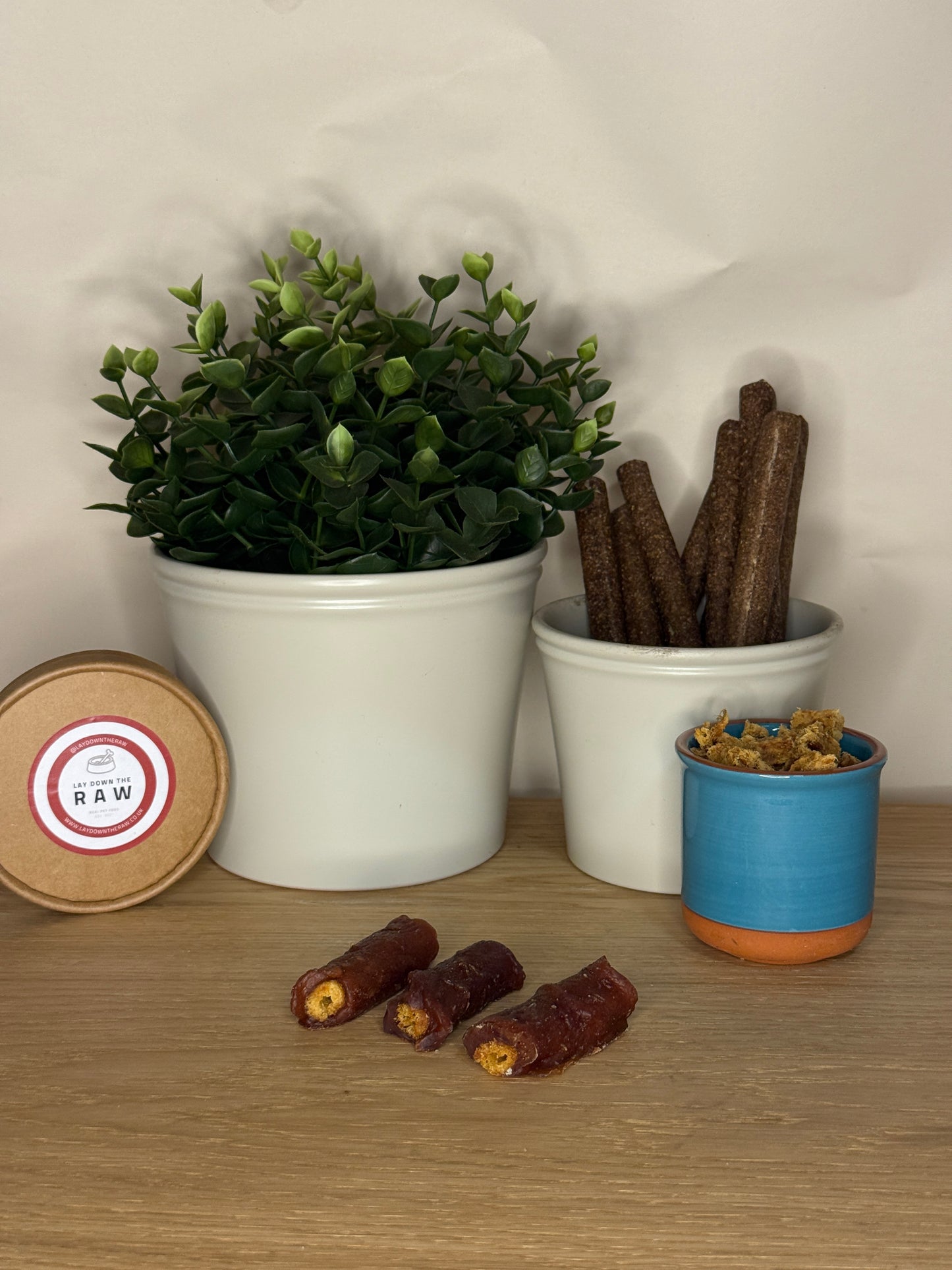 Rabbit Wrapped Rice Tubes