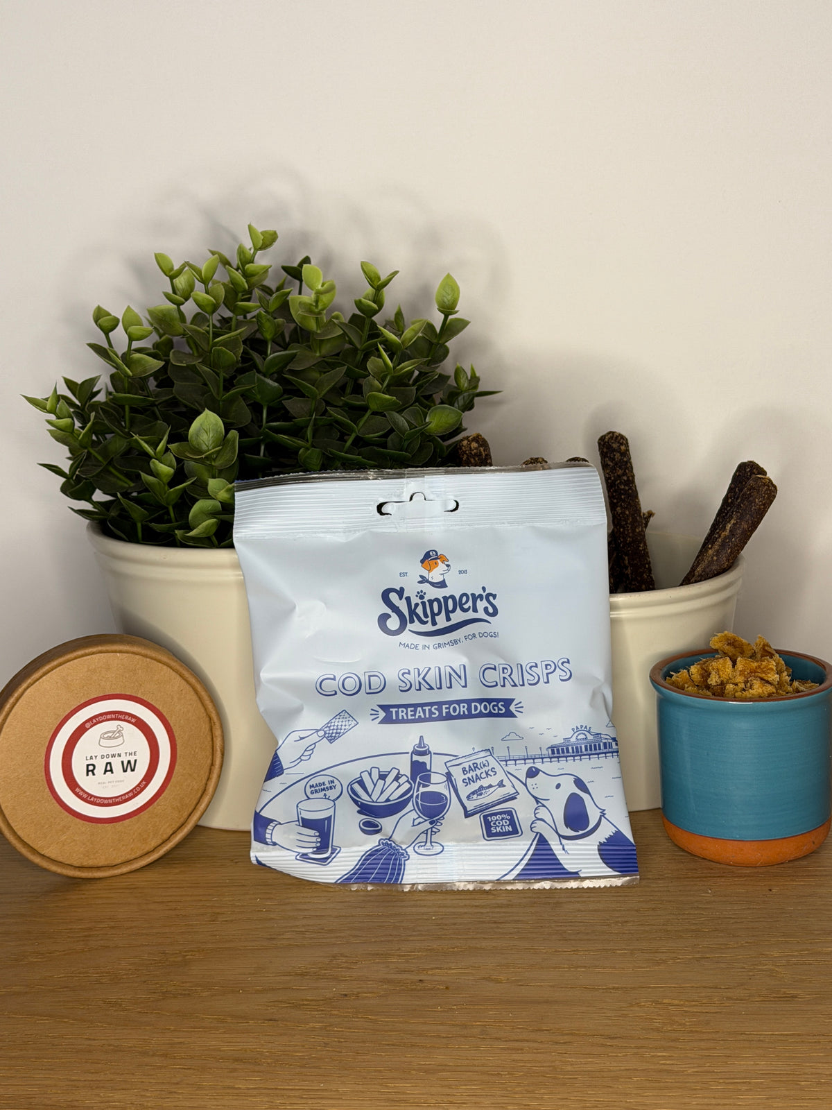 Skippers Fish Skin Crisps (Salmon & Cod Skin)