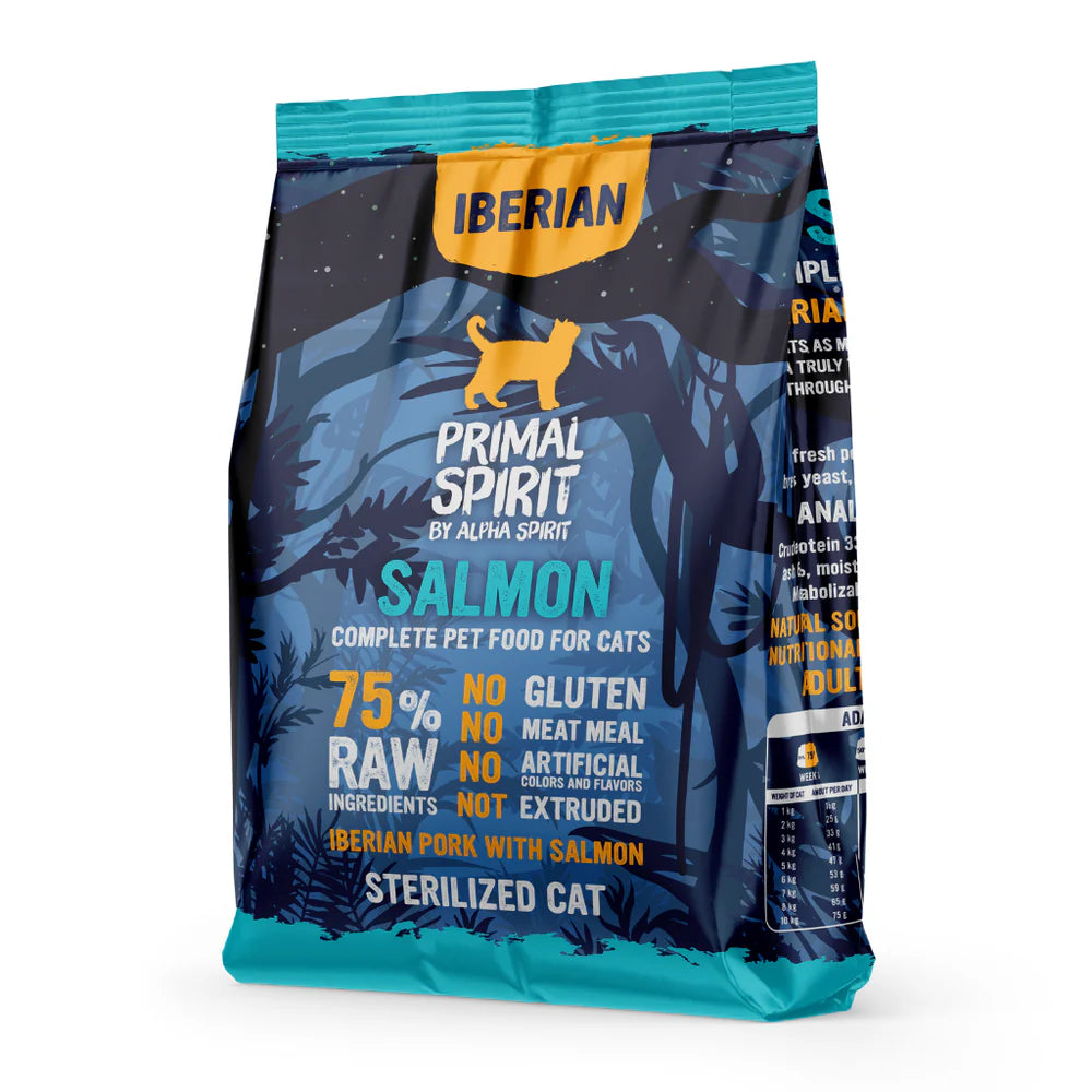 Salmon for Sterilised Cats - PrimalSpirit Complete Cold Pressed