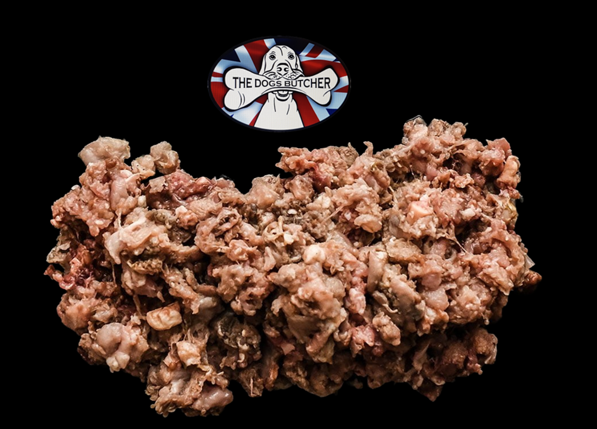 The Dog's Butcher - Lamb Tripe with Duck 80:10:10 Mince 1kg