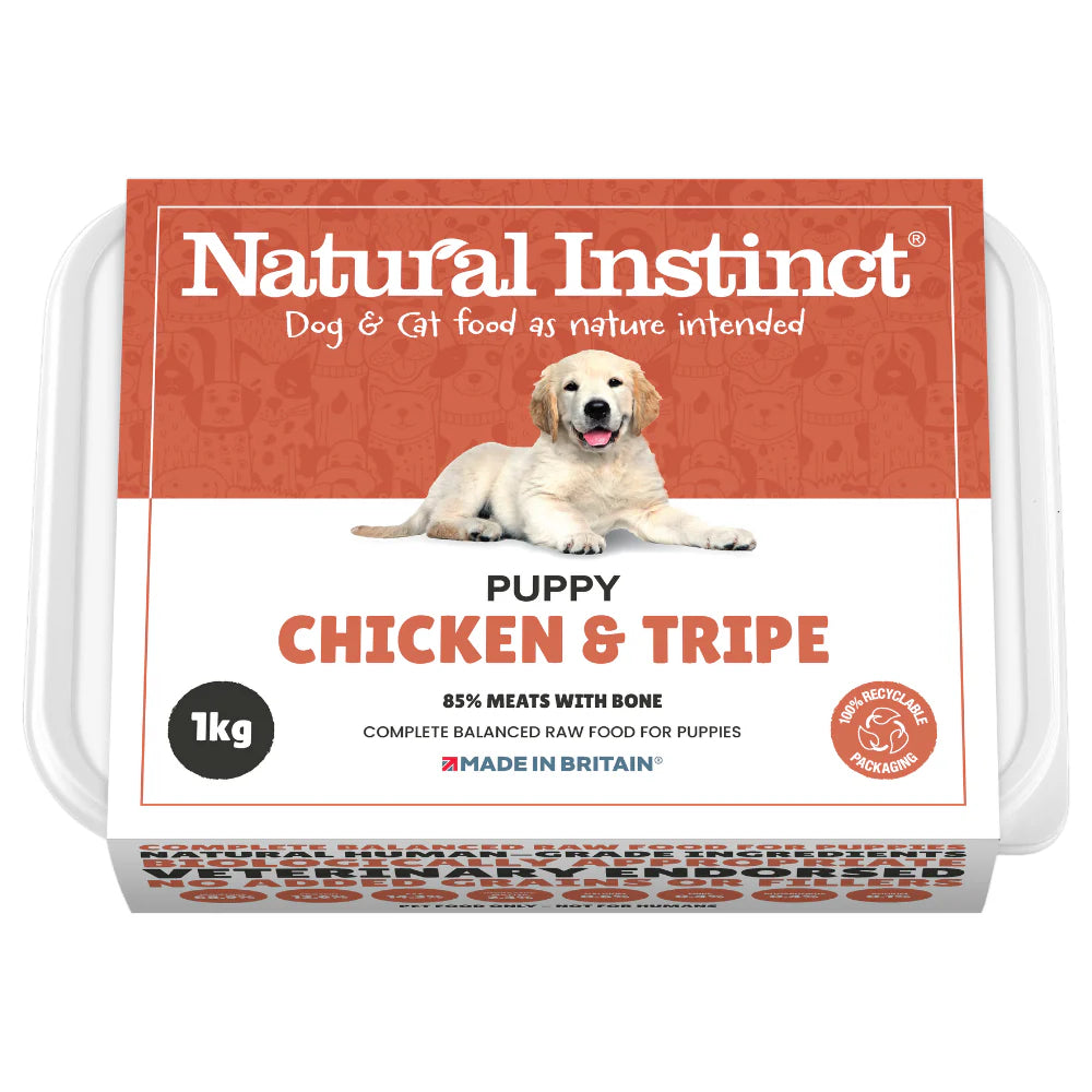 Natural Instinct - Puppy Chicken & Tripe Mince 1kg