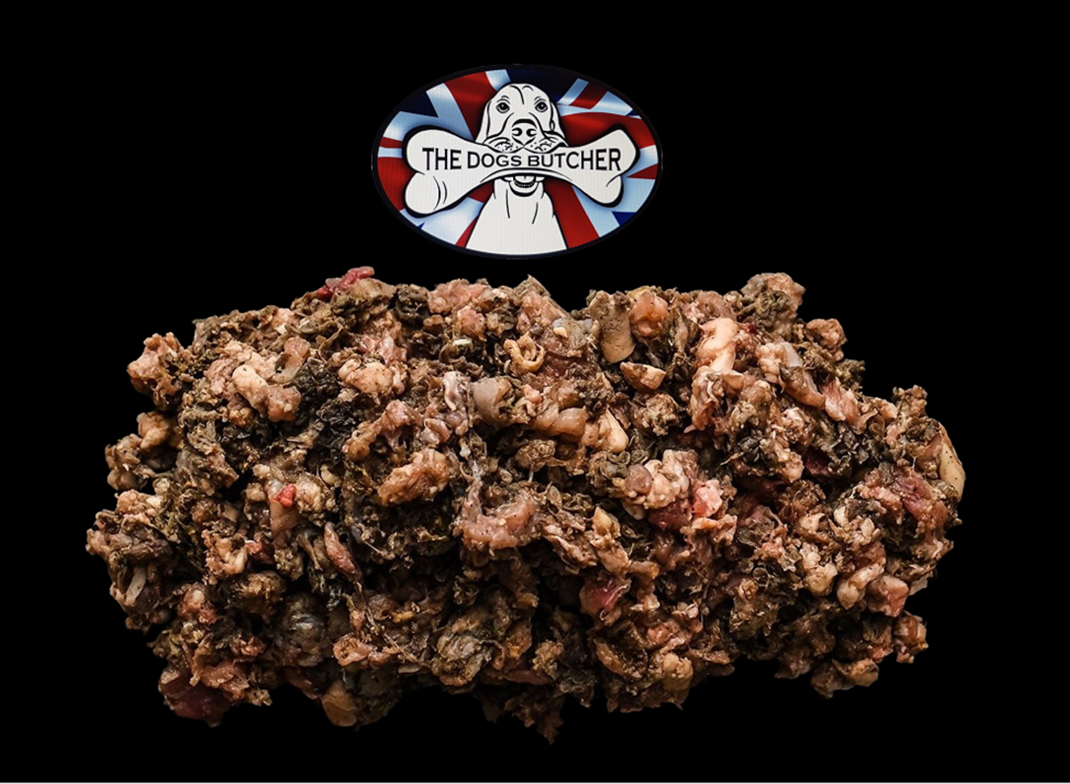 The Dog's Butcher - Ox Tripe with Duck 80:10:10 Mince 1kg