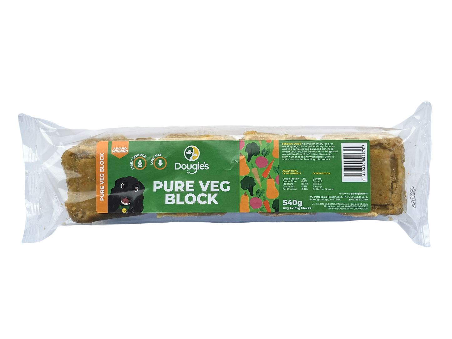 Dougies - Veg Block (Boneless) 540g