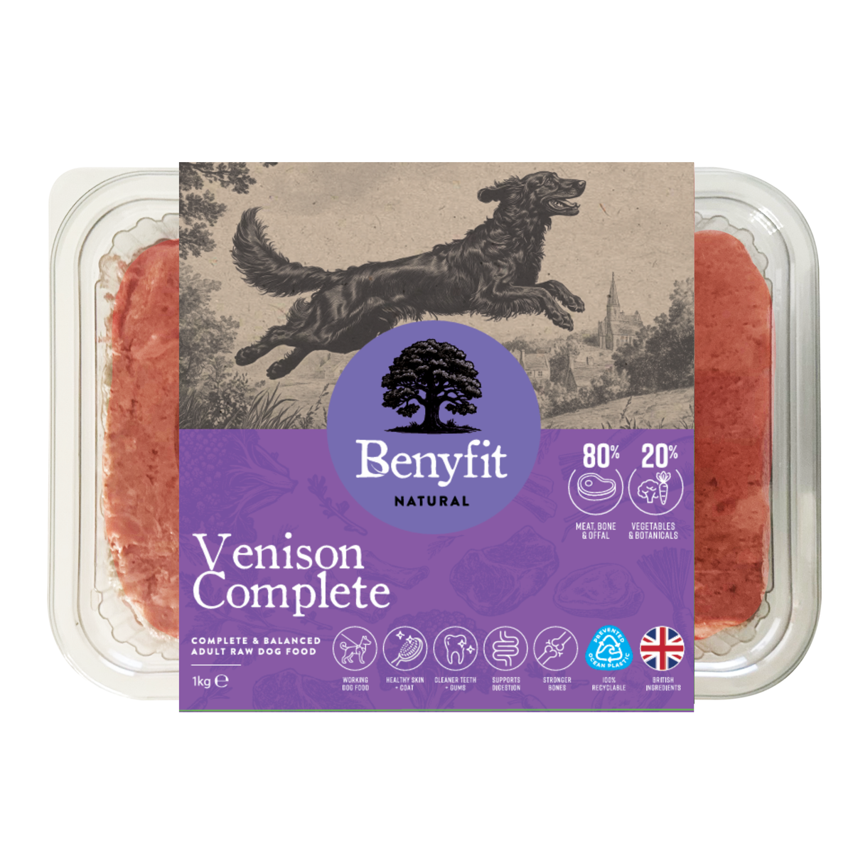 Benyfit Natural - Venison Complete Mince 1kg