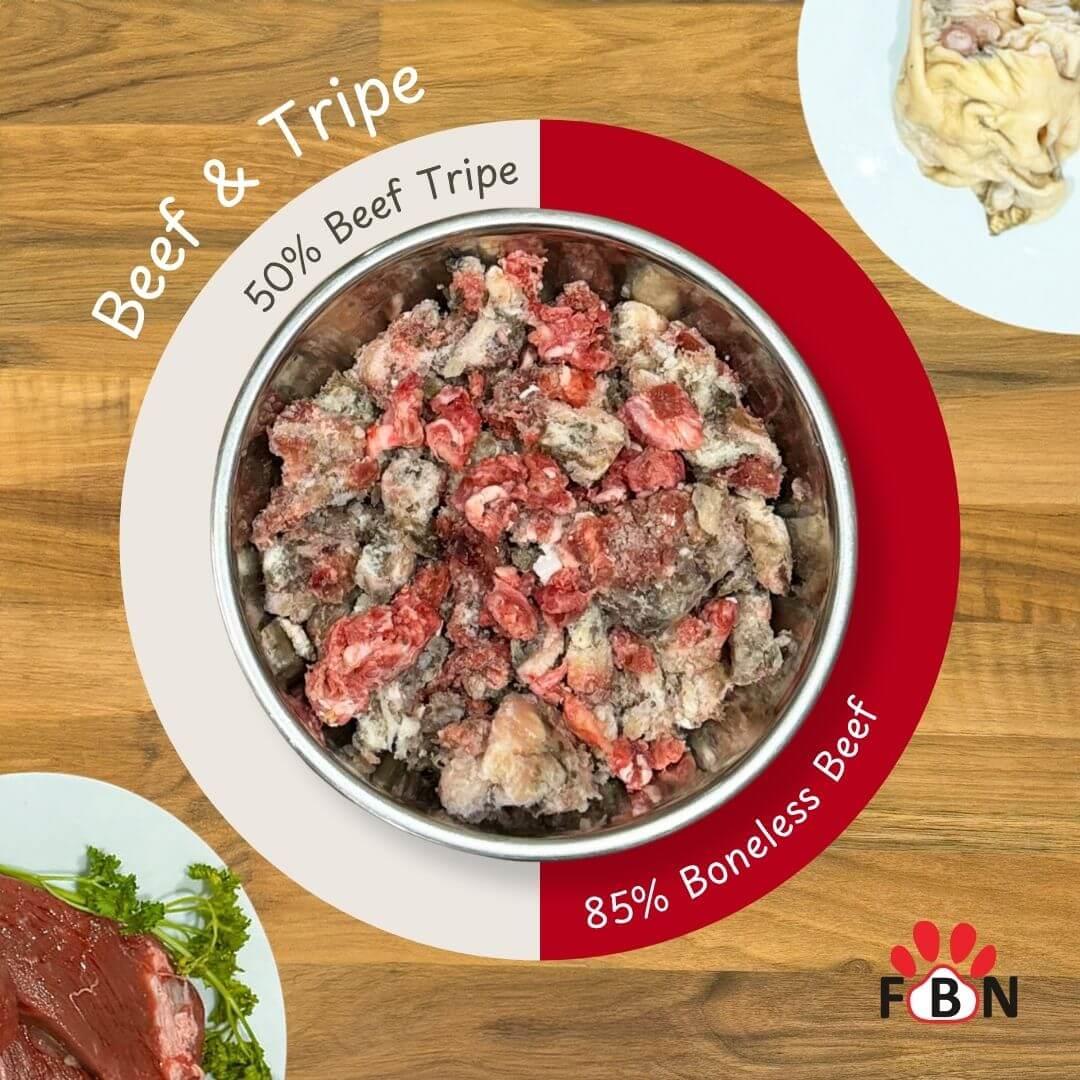 FBN - Beef & Tripe (Boneless) 1kg