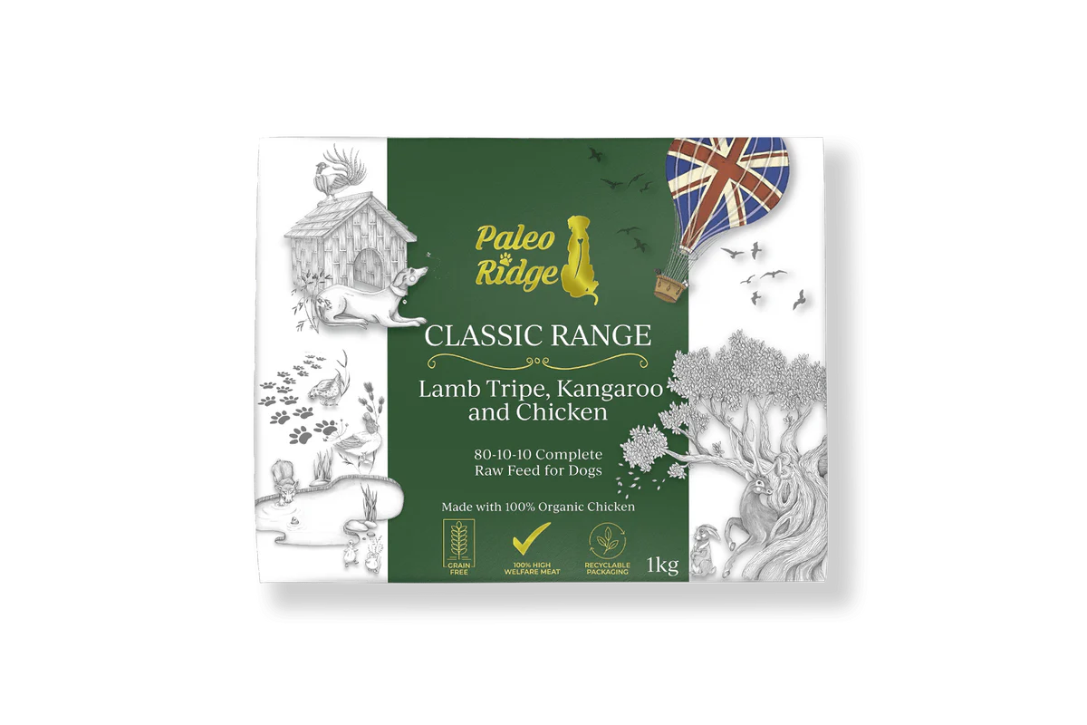 Paleo Ridge - Classic Lamb Tripe, Kangaroo & Chicken 80:10:10 1kg