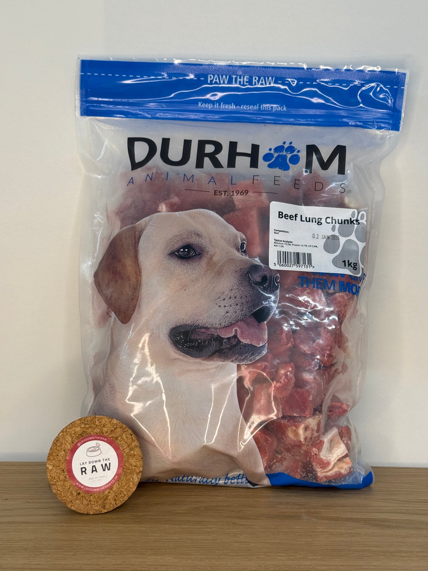 Beef Lung Chunk Bites -1kg š«