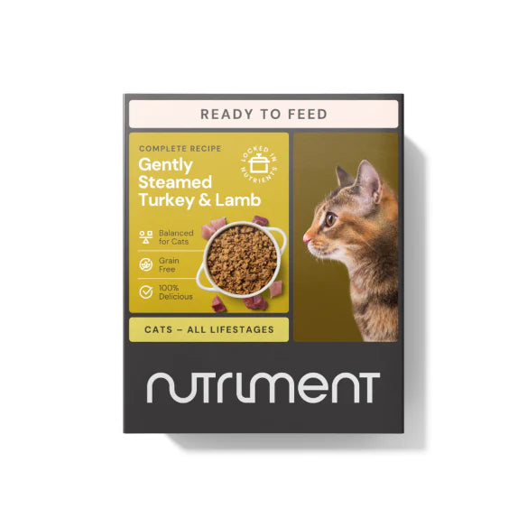 Nutriment - Gently Steamed Turkey & Lamb for Cats 395g