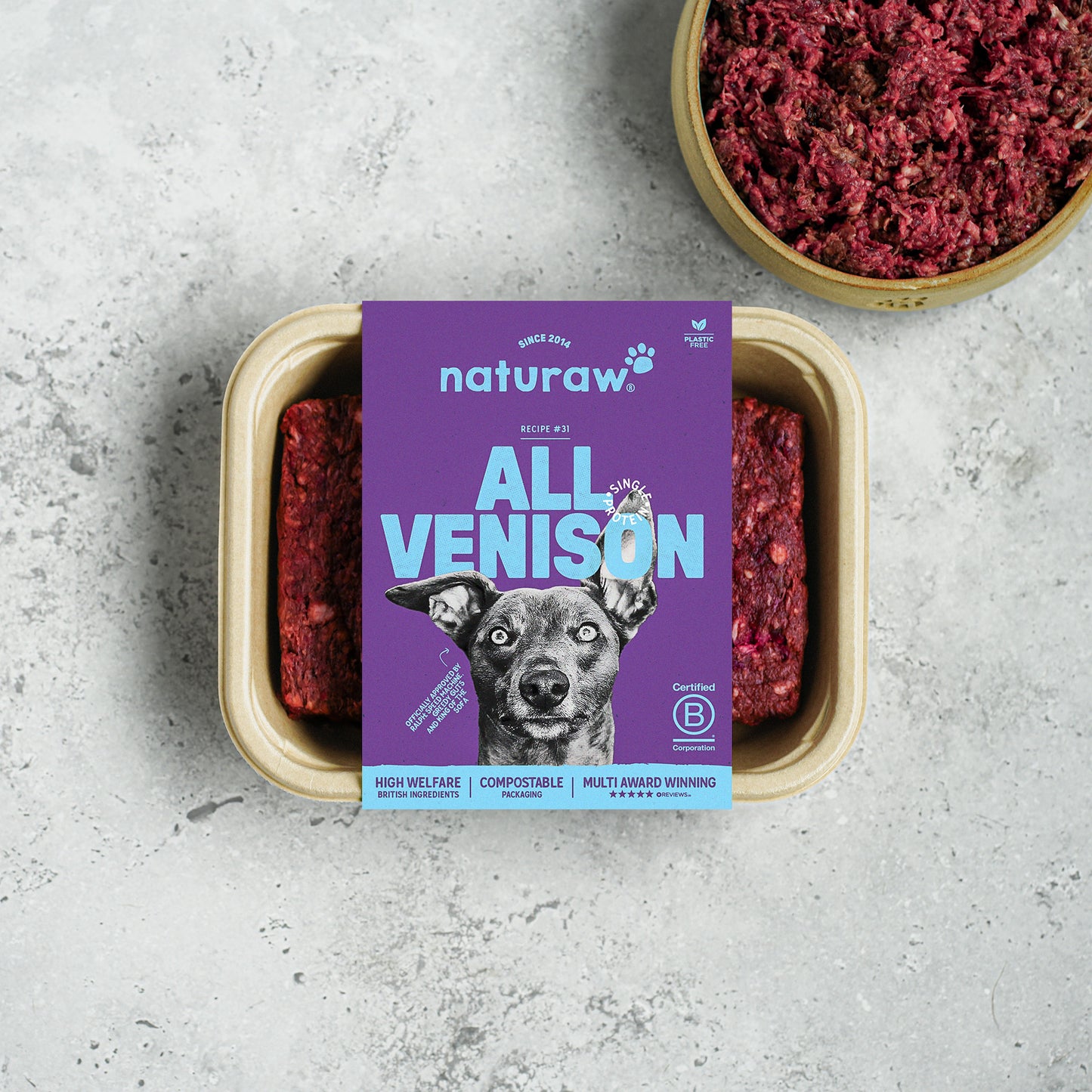 Naturaw - All Venison 80:10:10 500g