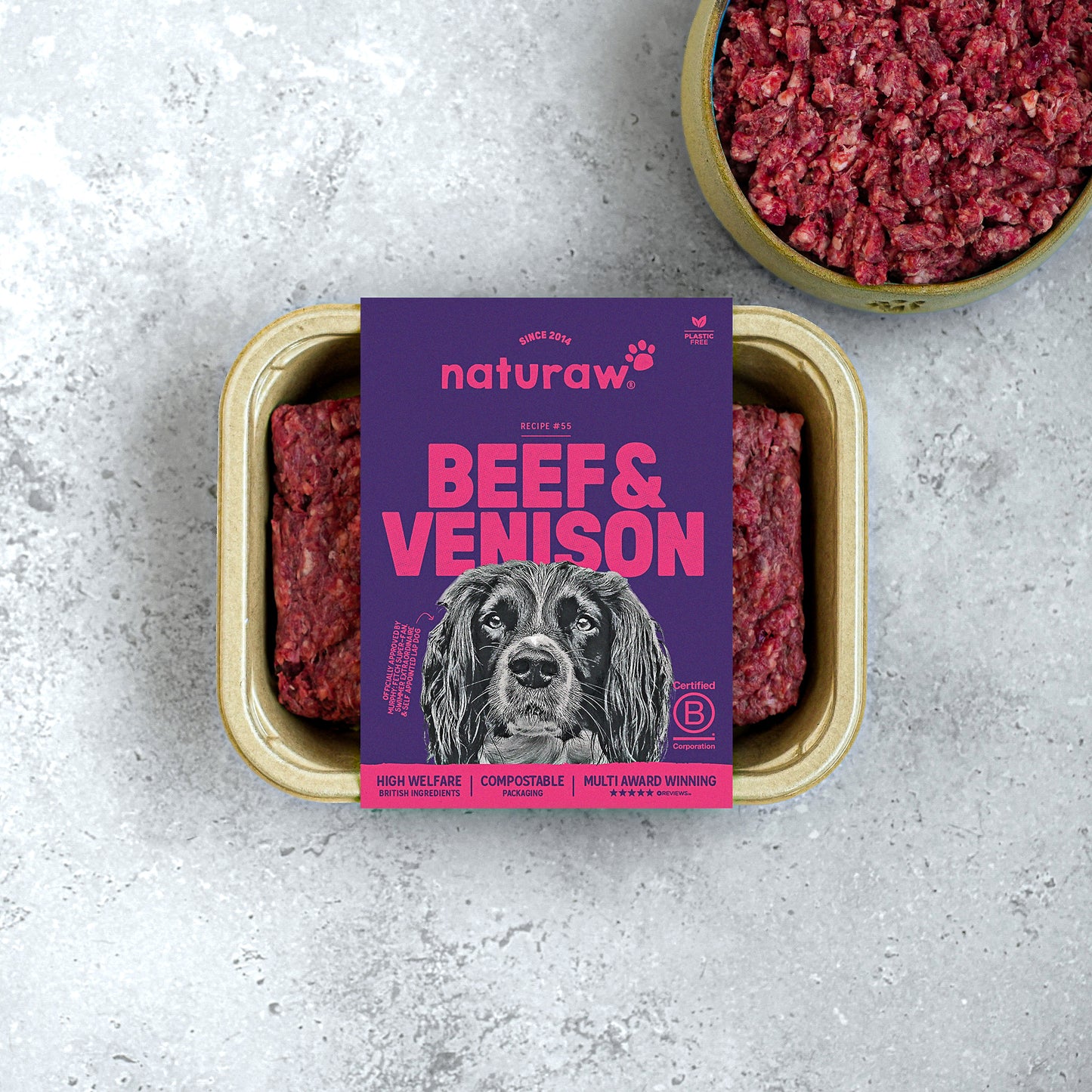 Naturaw - Beef & Venison 80:10:10 500g