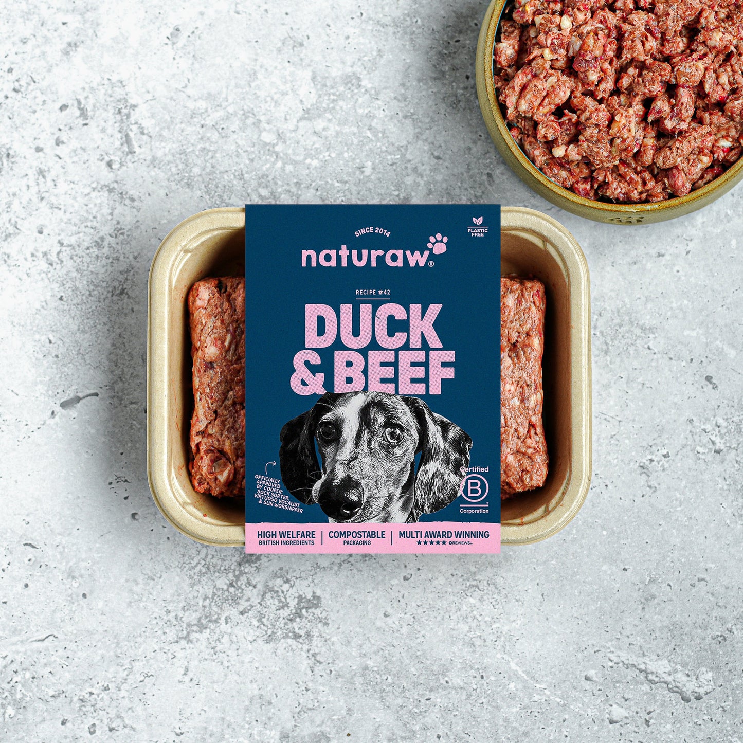 Naturaw - Duck & Beef 80:10:10 500g