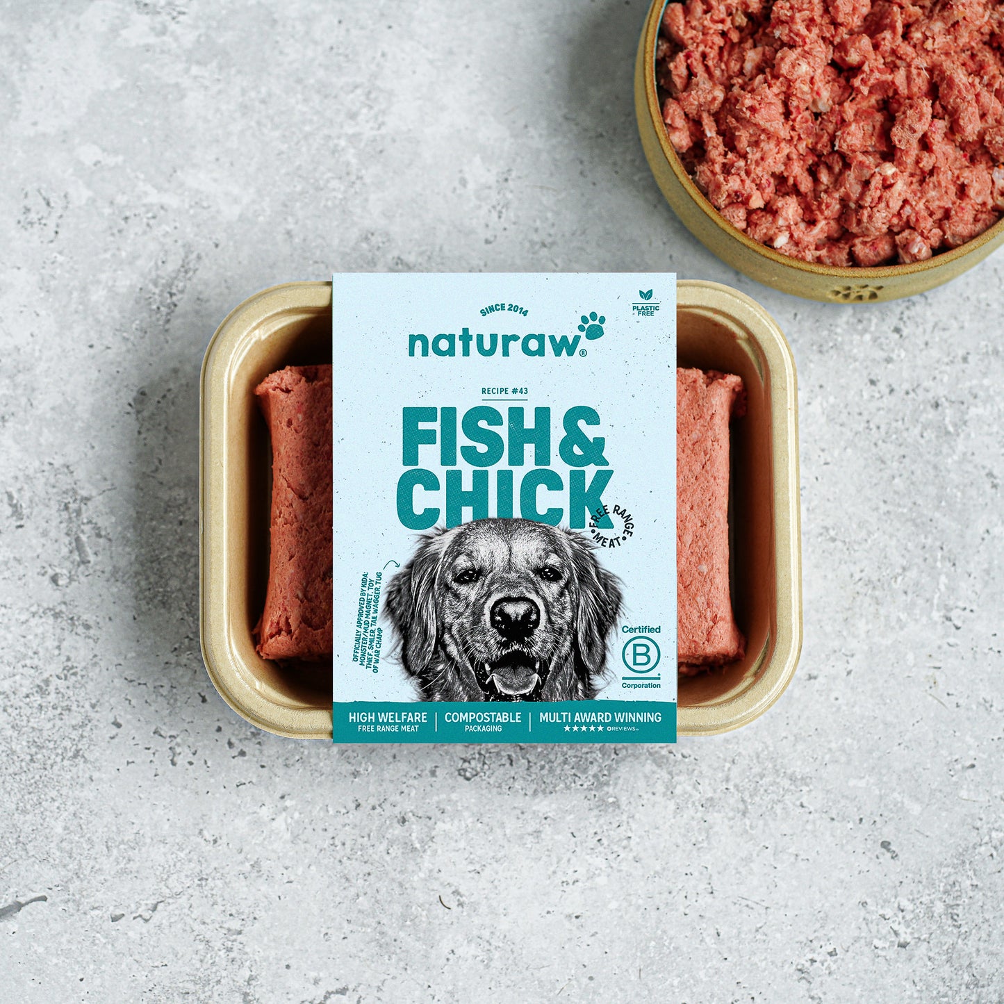 Naturaw - Fish & Chick 80:10:10 500g