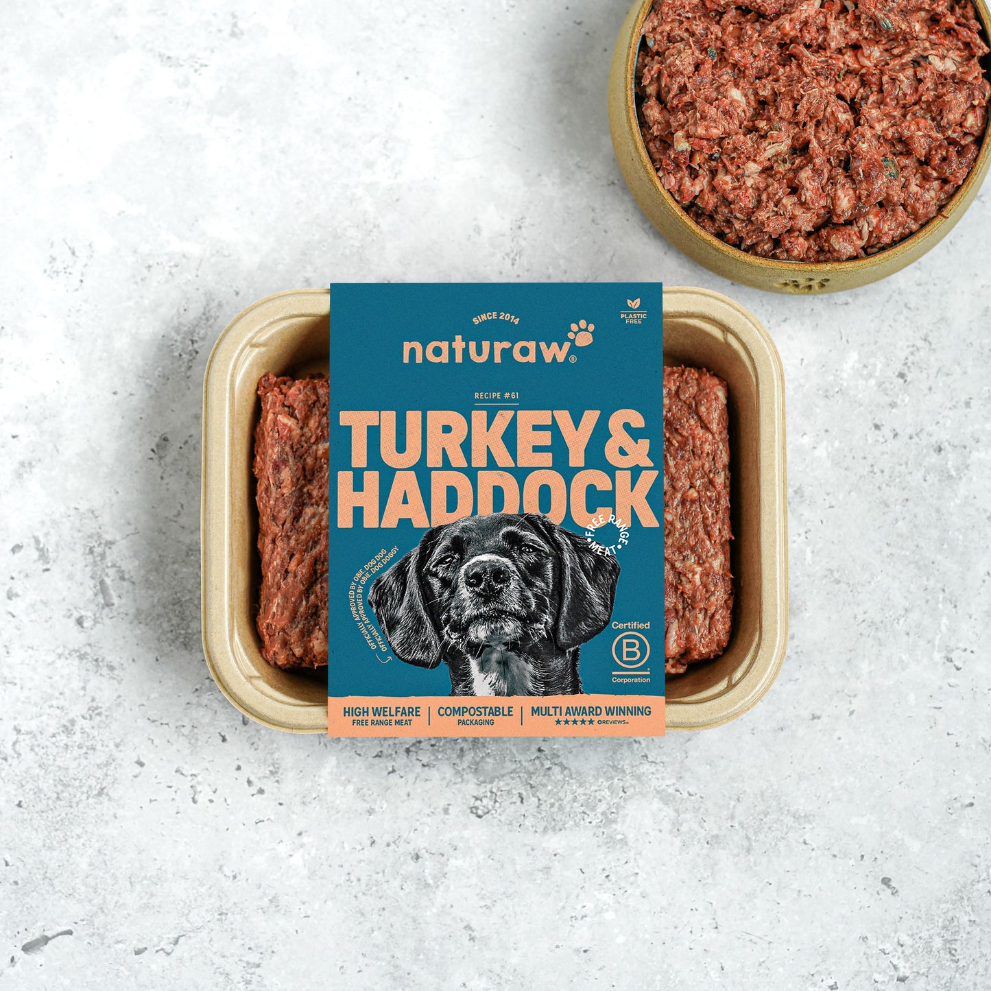 Naturaw - Free Range Turkey & Haddock 80:10:10 500g
