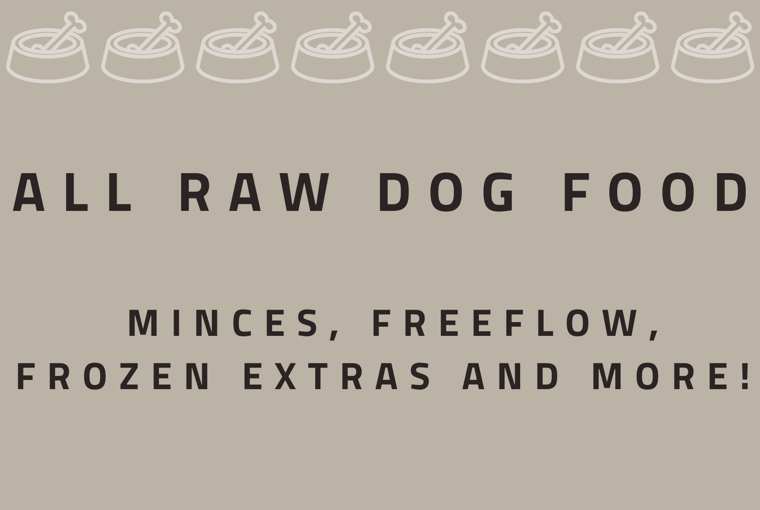 All Raw Dog Food
