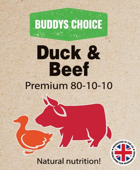 Albion - Buddy's Choice Duck & Beef Tripe 80:10:10 454g