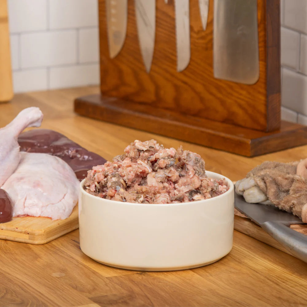 The Dog's Butcher - Puppy Lamb Tripe with Duck 80:10:10 Mince 1kg