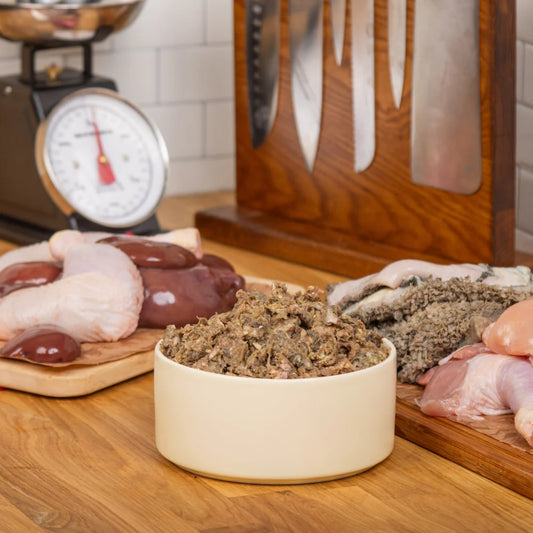 The Dog's Butcher - Puppy Ox Tripe with Chicken 80:10:10 Mince 1kg