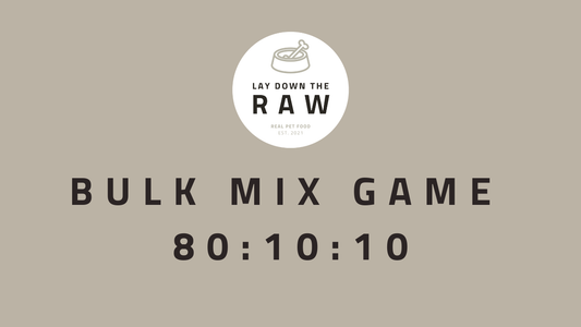 LDTR - Mix Game 80:10:10 Mince BULK DEAL 13kg