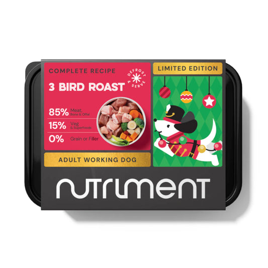 Nutriment - Christmas 3 Bird Roast Complete Mince For Dogs 500g