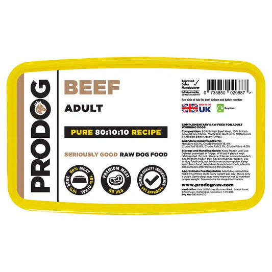Prodog - 80:10:10 Beef with Offal 1kg