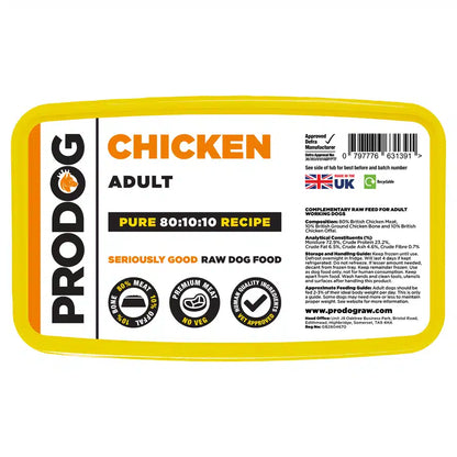 Prodog - 80:10:10 Chicken with Offal 1kg