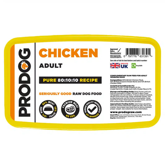 Prodog - 80:10:10 Chicken with Offal 1kg