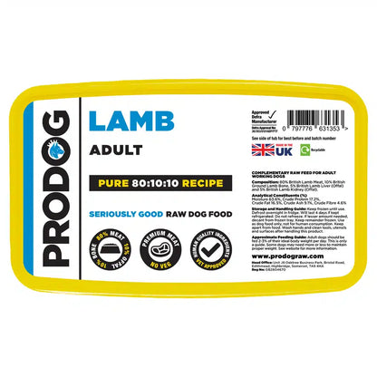 Prodog - 80:10:10 Lamb with Offal 1kg