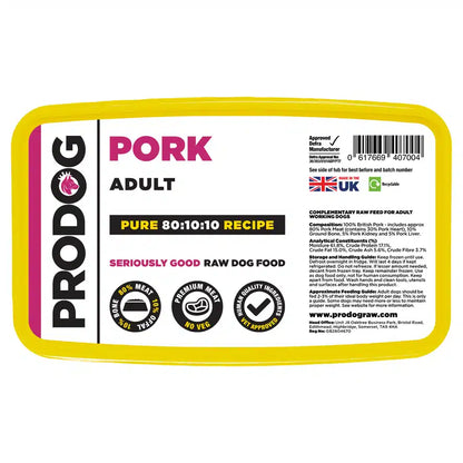 Prodog - 80:10:10 Pork with Offal 1kg