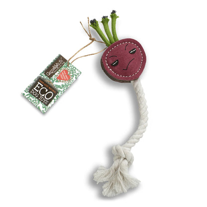 Ruby the Radish - Green & Wilds Eco Dog Toy
