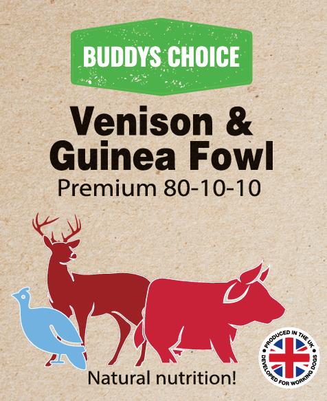 Albion - Buddy's Choice Venison & Guinea Fowl 80:10:10 454g
