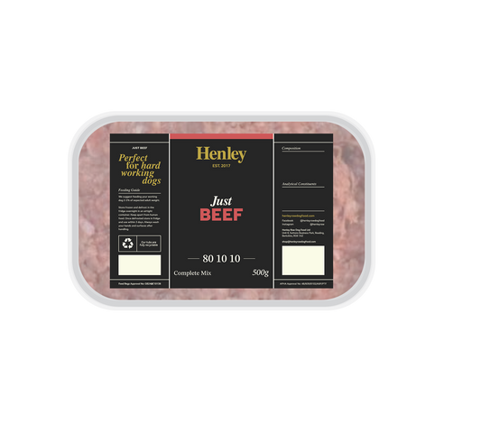 Henley Raw - Just Beef 80:10:10 500g