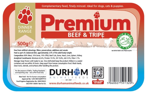 DAF Dinner - Beef & Tripe with Fruit & Veg 500g
