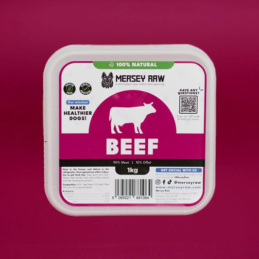Mersey Raw - Beef 1kg