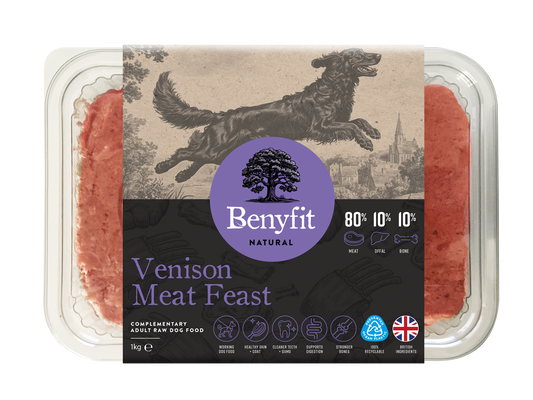 Benyfit Natural - Venison Meat Feast 80:10:10 1kg