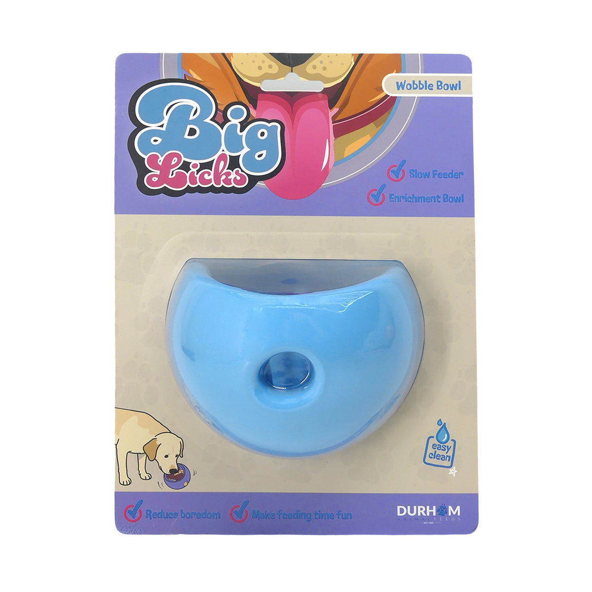 Big Licks - Wobble Bowl (Blue & Orange)