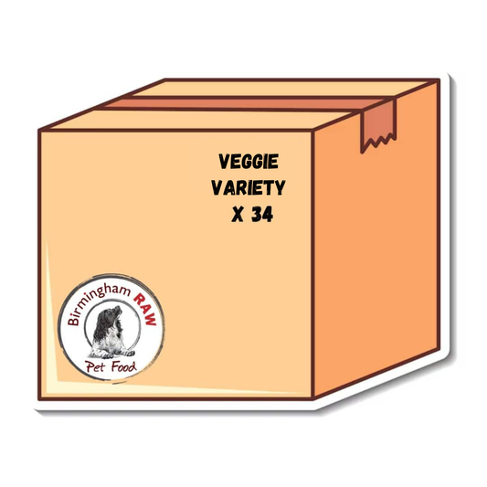 Birmingham Raw - Veggie Variety Minces (Box of 34)
