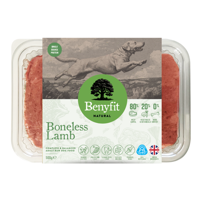 Benyfit Natural - Lamb Complete Mince (Boneless) 1kg